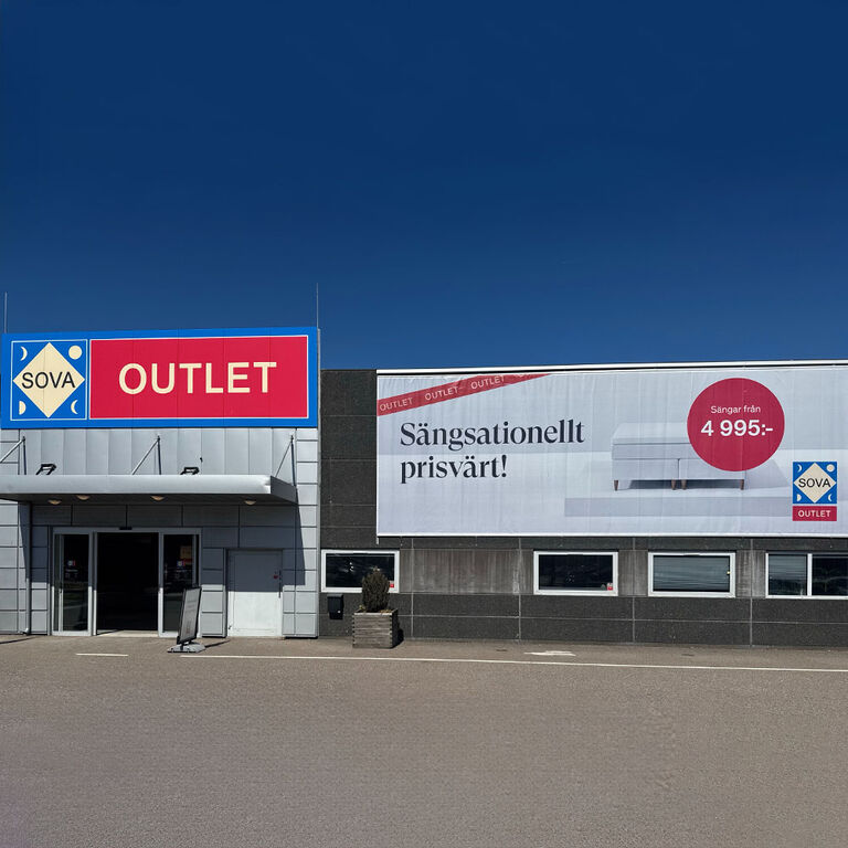 Sova Outlet butik i L&ouml;ddek&ouml;pinge, Center Syd