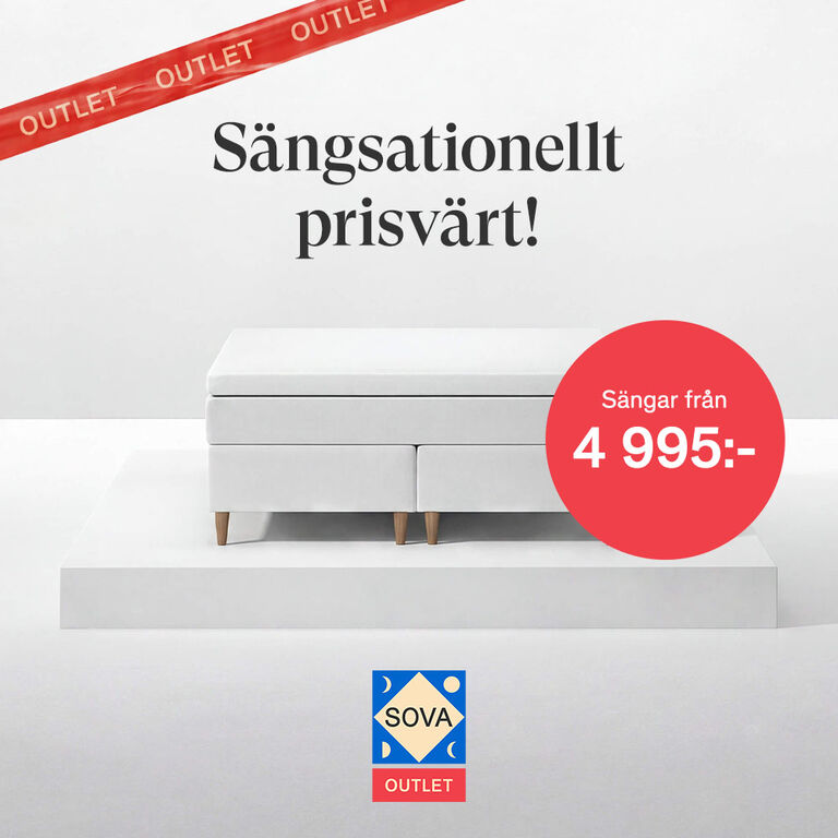 Sova Outlet butik i L&ouml;ddek&ouml;pinge, Center Syd