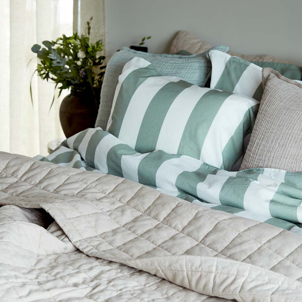 Gripsholm Vintage Stripe P&aring;slakanset