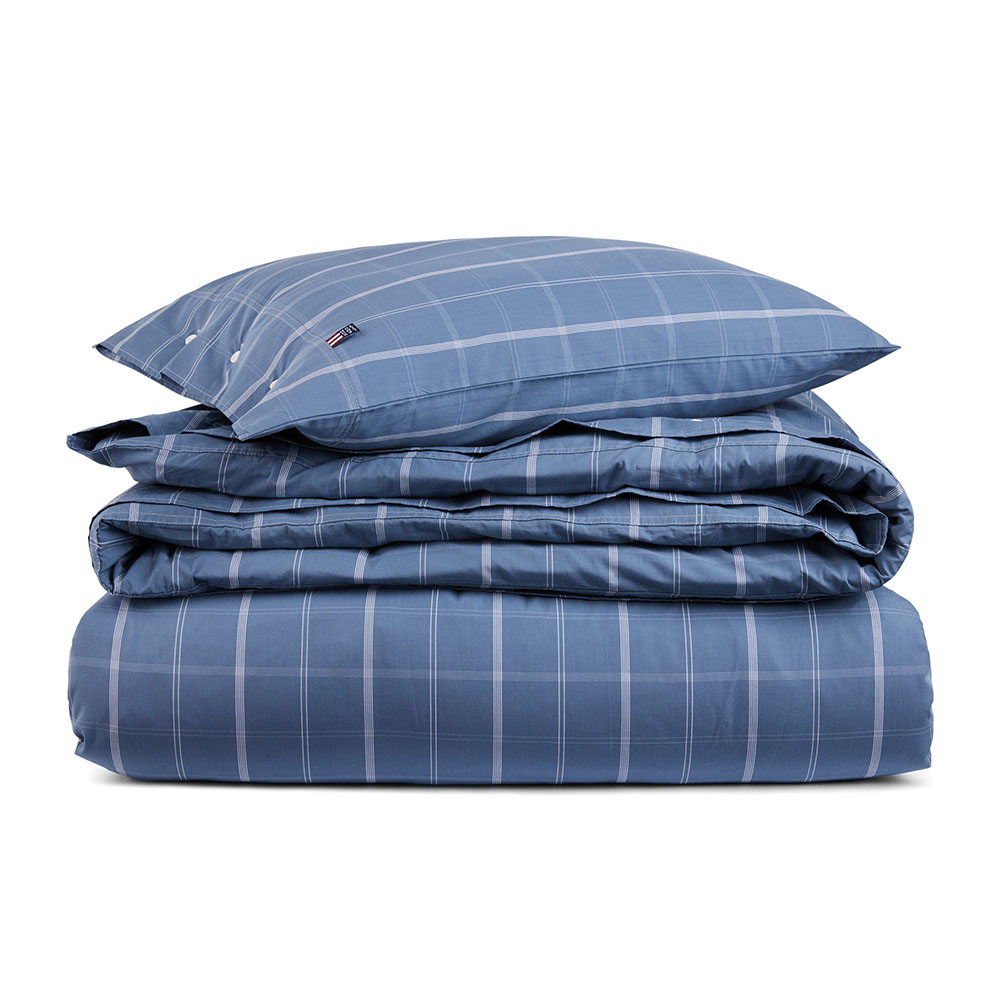 Lexington Checked Cotton Poplin P&aring;slakanset