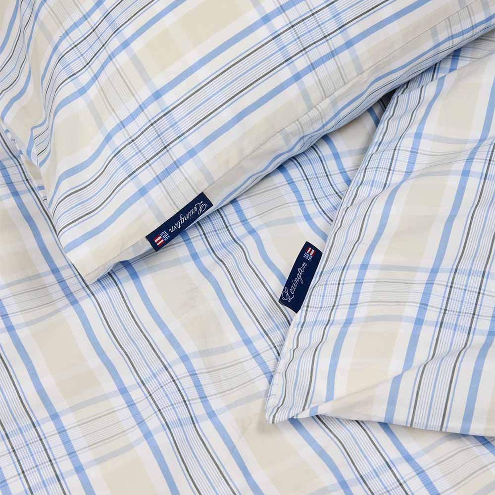 Lexington Checked Cotton Poplin Örngott