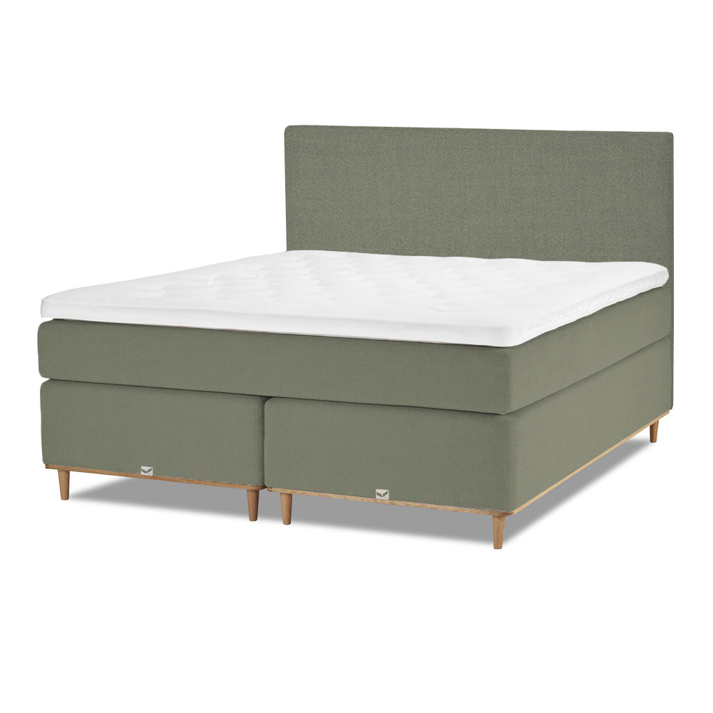 Viking Adelsö Kontinentalsäng 120x200 Sage Green
