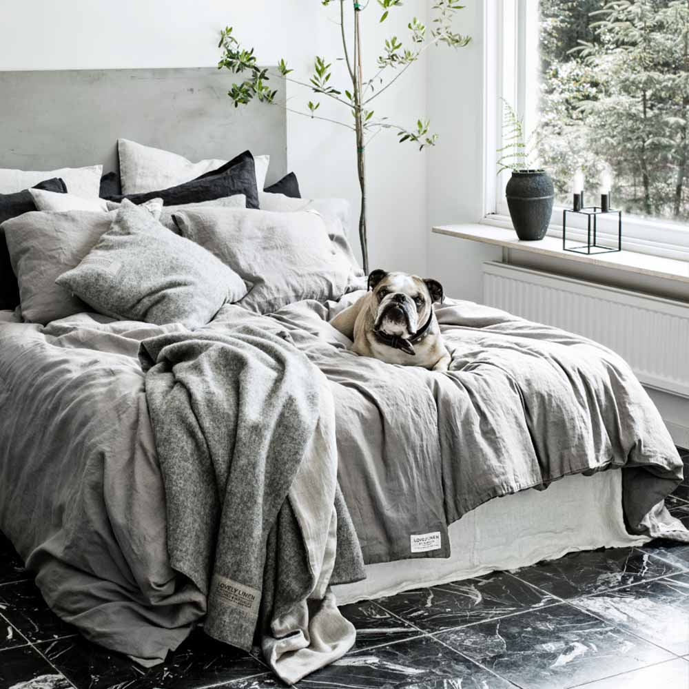 Lovely Linen Misty Påslakan