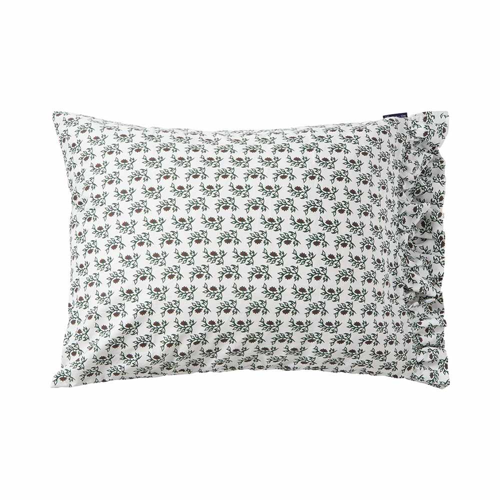 Lexington Flower Printed Cotton Sateen Örngott