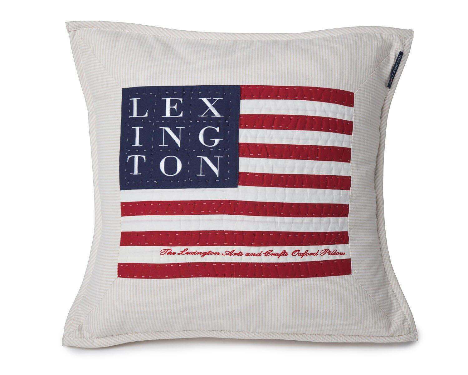 Lexington Logo Arts & Crafts Prydnadskudde