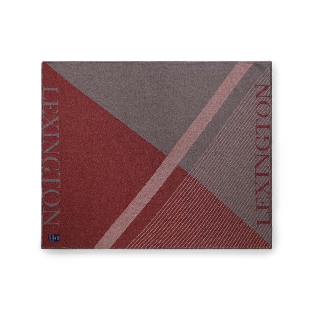 Lexington Graphic Recycled Wool Logo Pläd