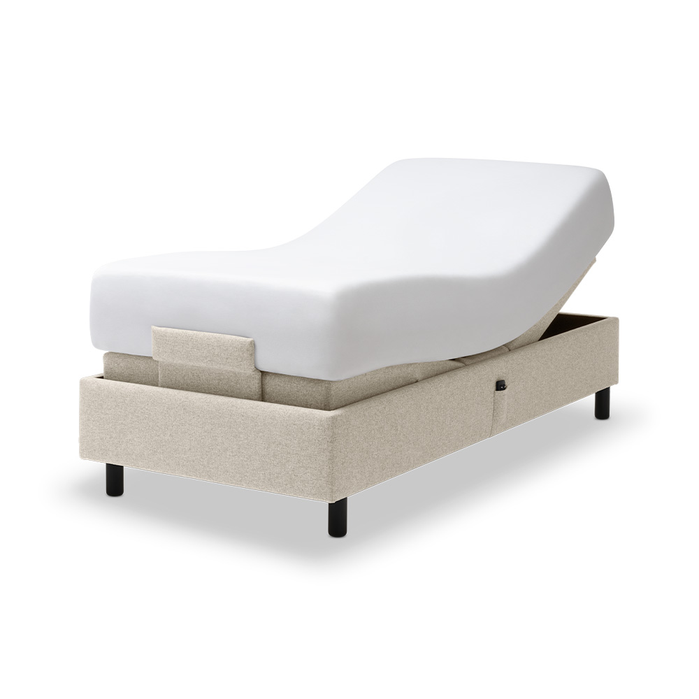 Tempur Box Spring Pro Plus Ställbar Säng 160x200 Sand