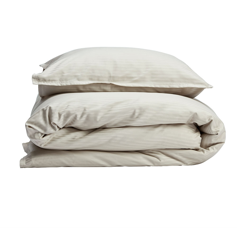 Gripsholm Bambu Randig P&aring;slakanset