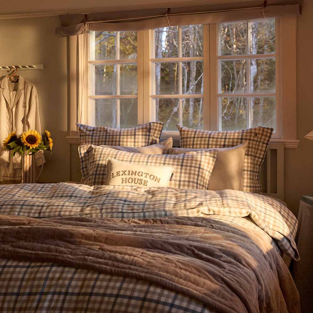 Lexington Checked Cotton Flannel Rutigt &Ouml;rngott