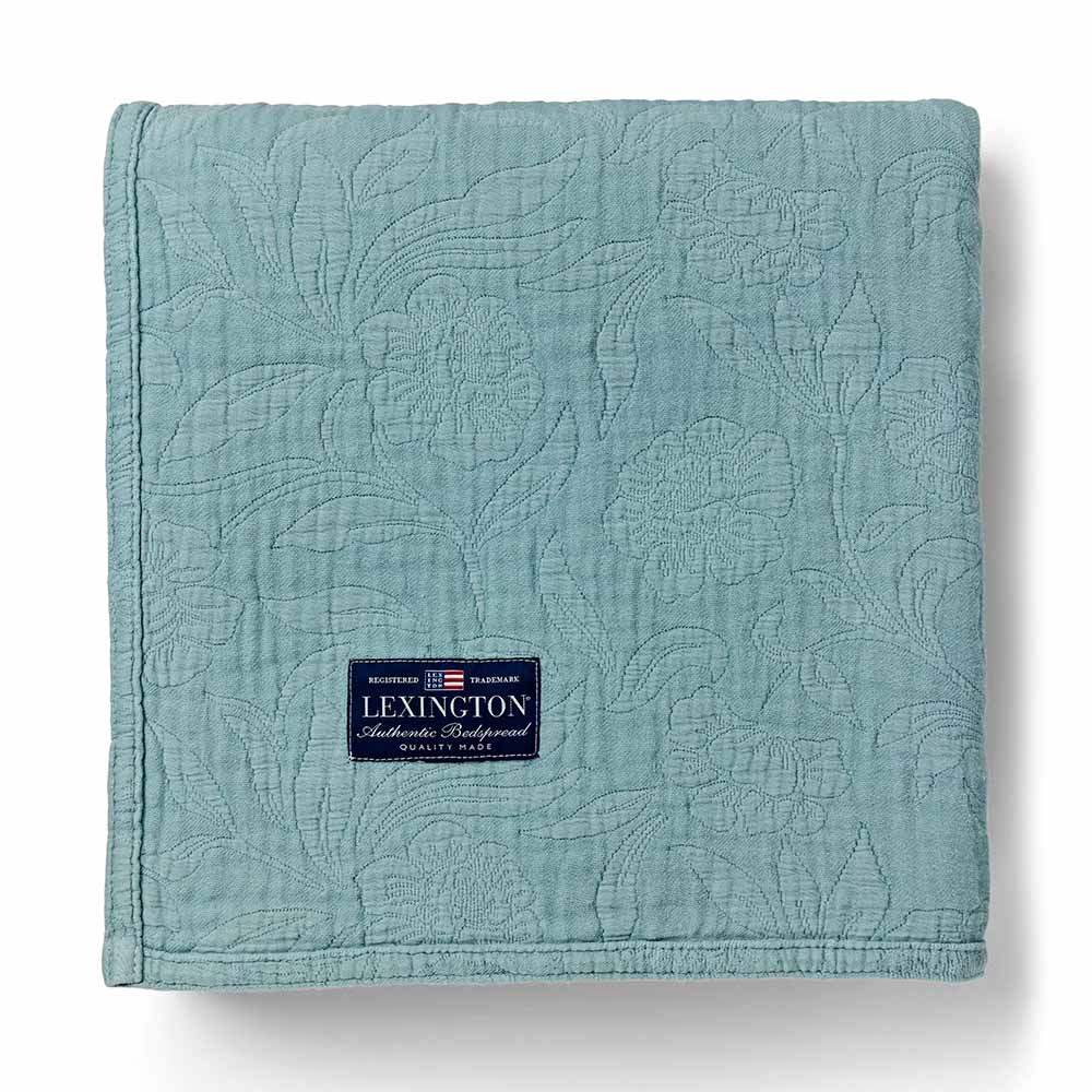 Lexington Flowers Jacquard Organic Cotton &Ouml;verkast