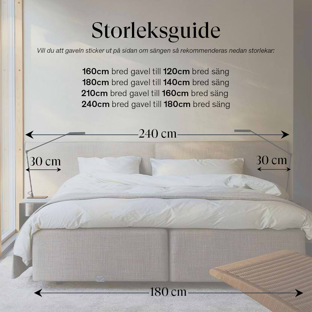 Viking Simplicity Sänggavel Låg