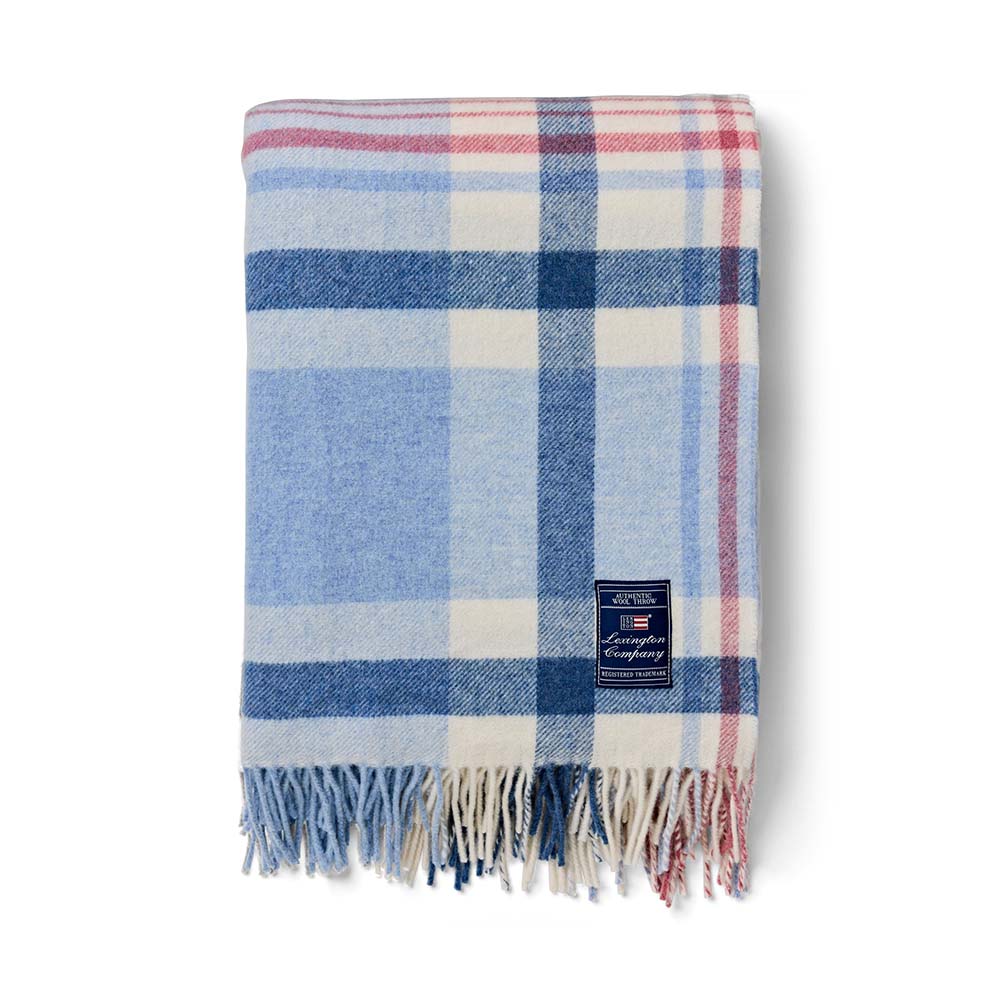 Lexington Checked Recycled Wool Pläd