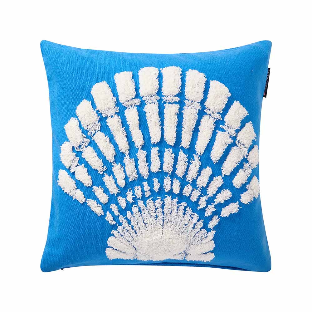 Lexington Shell Recycled Cotton Rug/Canvas Kuddfodral 50x50 Blå