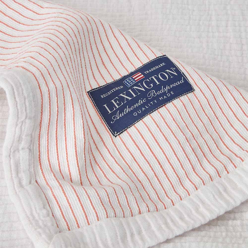 Lexington Striped Reversable Organic Cotton Överkast