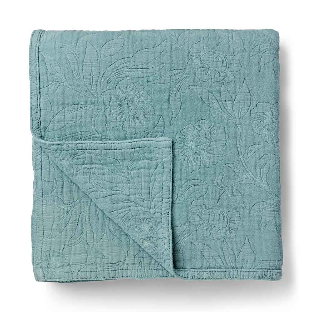 Lexington Flowers Jacquard Organic Cotton &Ouml;verkast