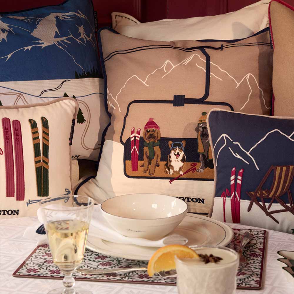 Lexington Dog Organic Cotton Prydnadskudde