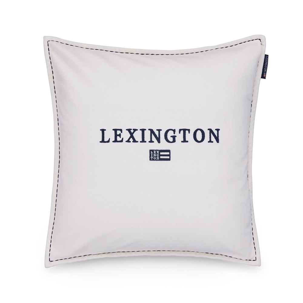 Lexington Logo Organic Cotton Velvet Kuddfodral