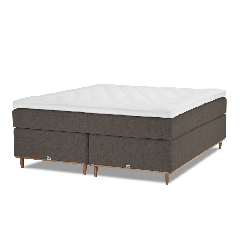 Viking Adelsö Kontinentalsäng 180x210 Ash Brown