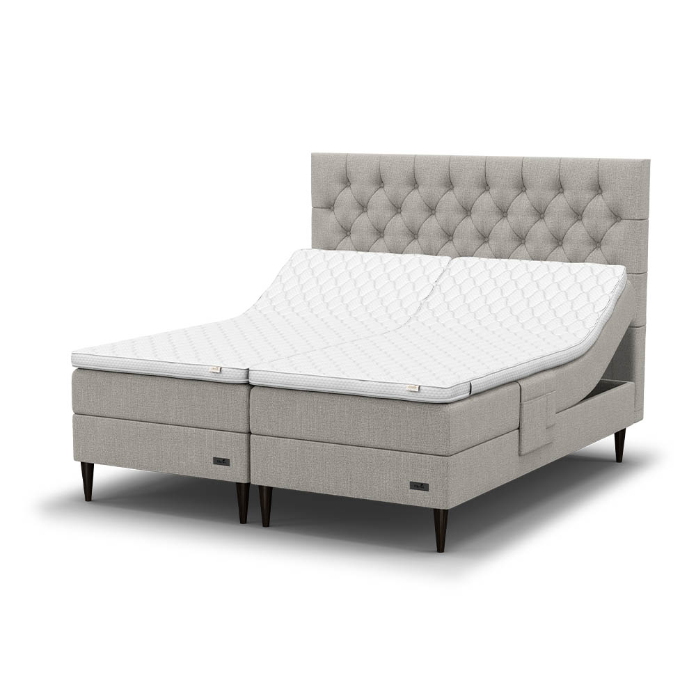 Ekens Elegans Ställbar Säng 120x200 Struktur Lav