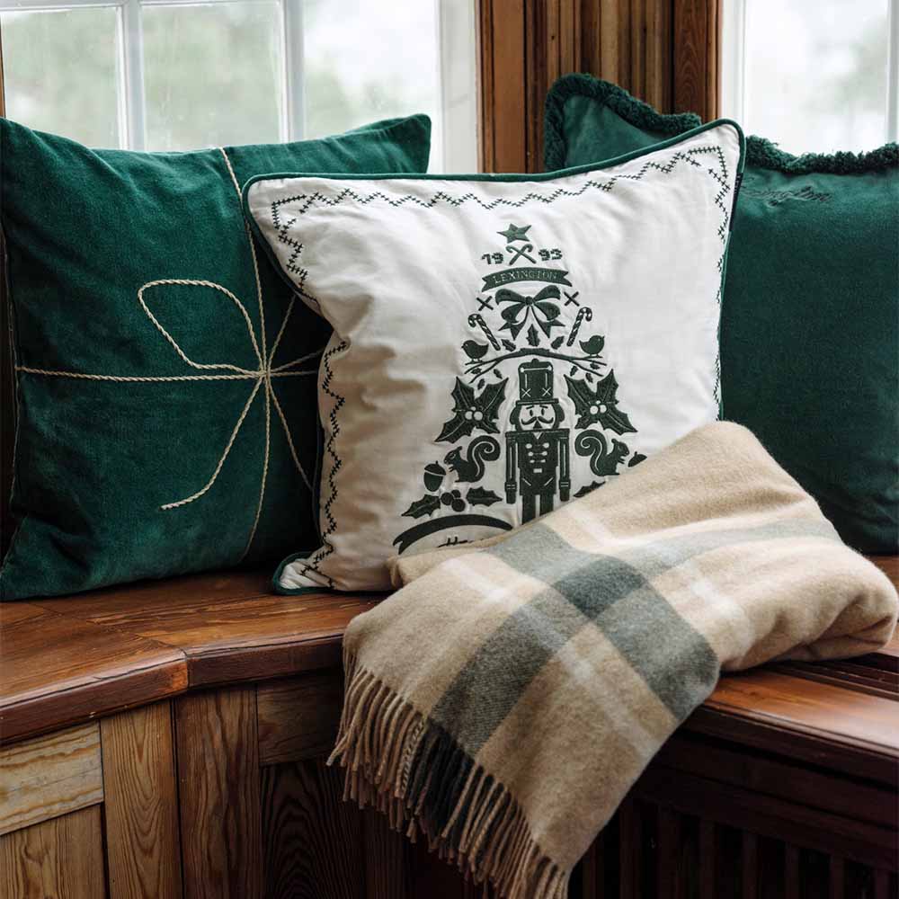 Lexington Wrapped Organic Cotton Velvet Kuddfodral