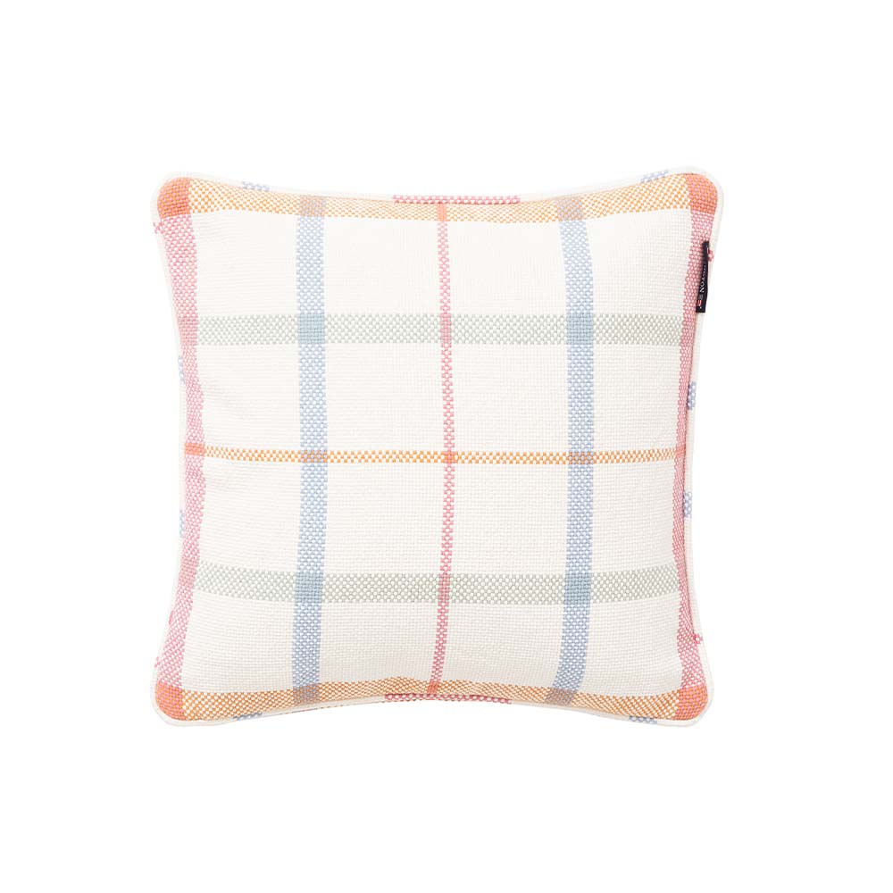 Lexington Checked Heavy Organic Cotton Kuddfodral 50x50 Multi