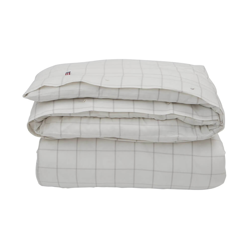 Lexington Hotel Light Flannel Rutigt Påslakan