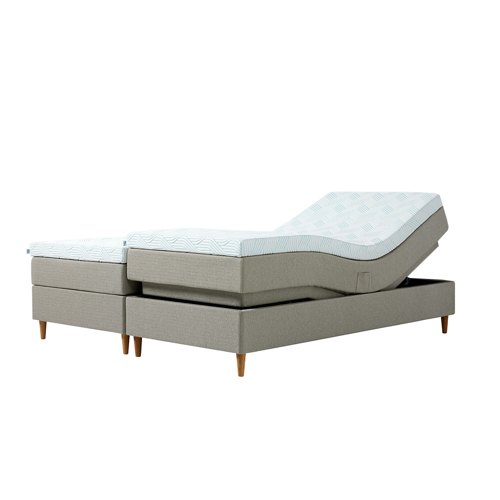 Tempur Promise Plus SmartCool Ställbar Säng 210x210 Beige