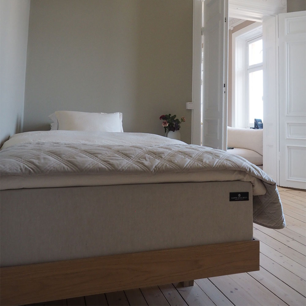 Carpe Diem Beds Stora Harpö Luxury Light Grey Resårmadrass