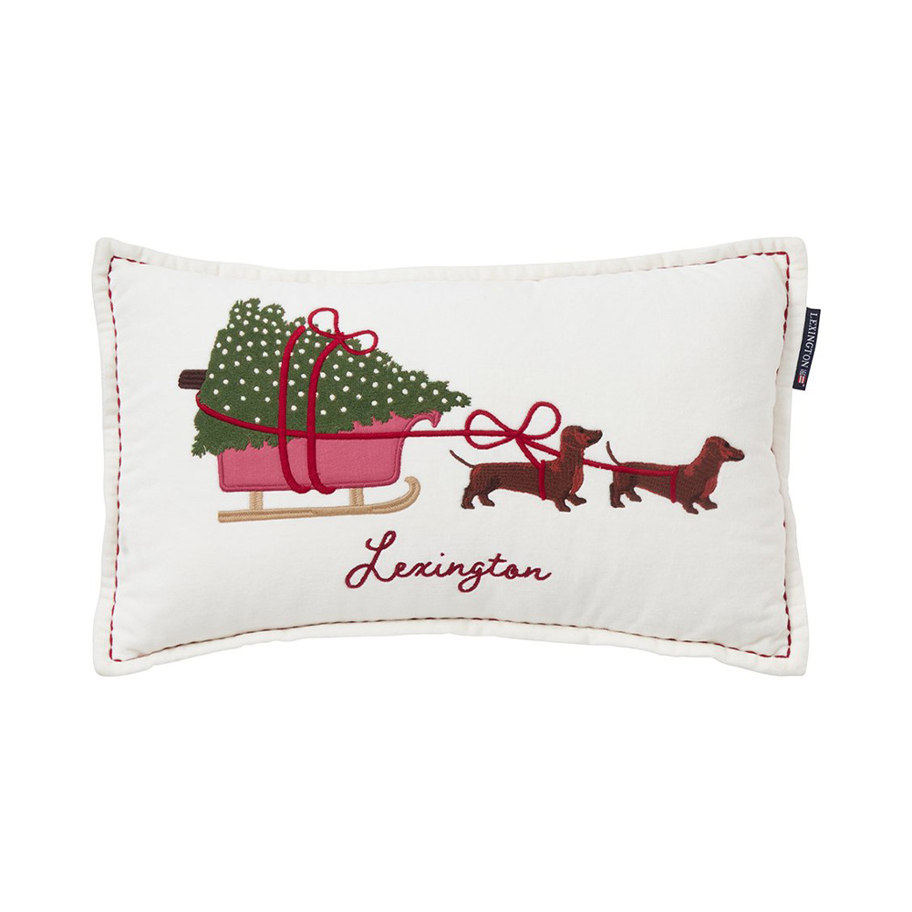 Lexington Dog Organic Cotton Prydnadskudde