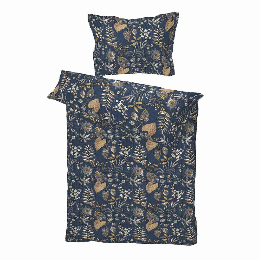 Borås Cotton Marilyn Påslakanset 230x220 Blå