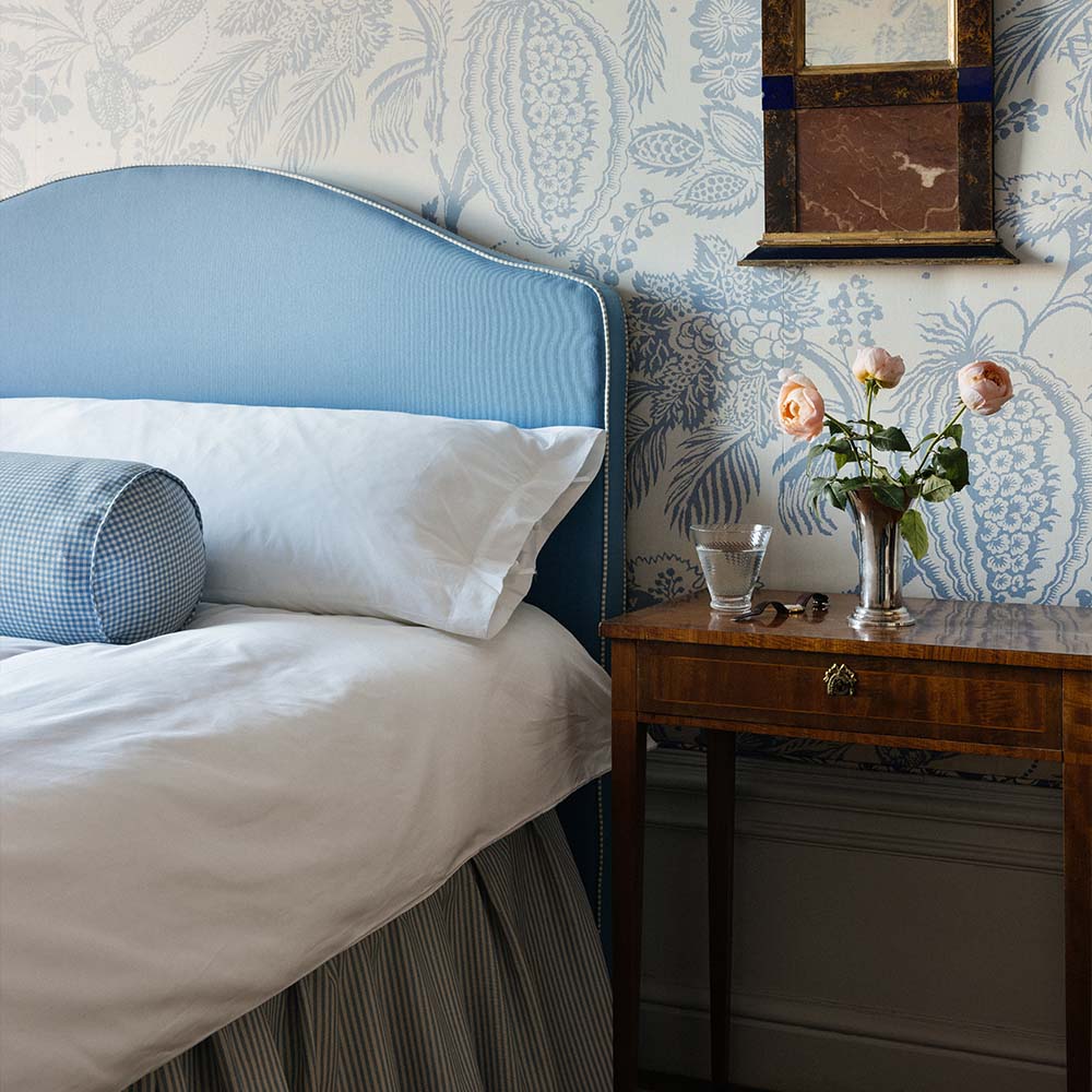 Mille Notti Carlita Laura Solid Sänggavel 105x120 Ljusblå