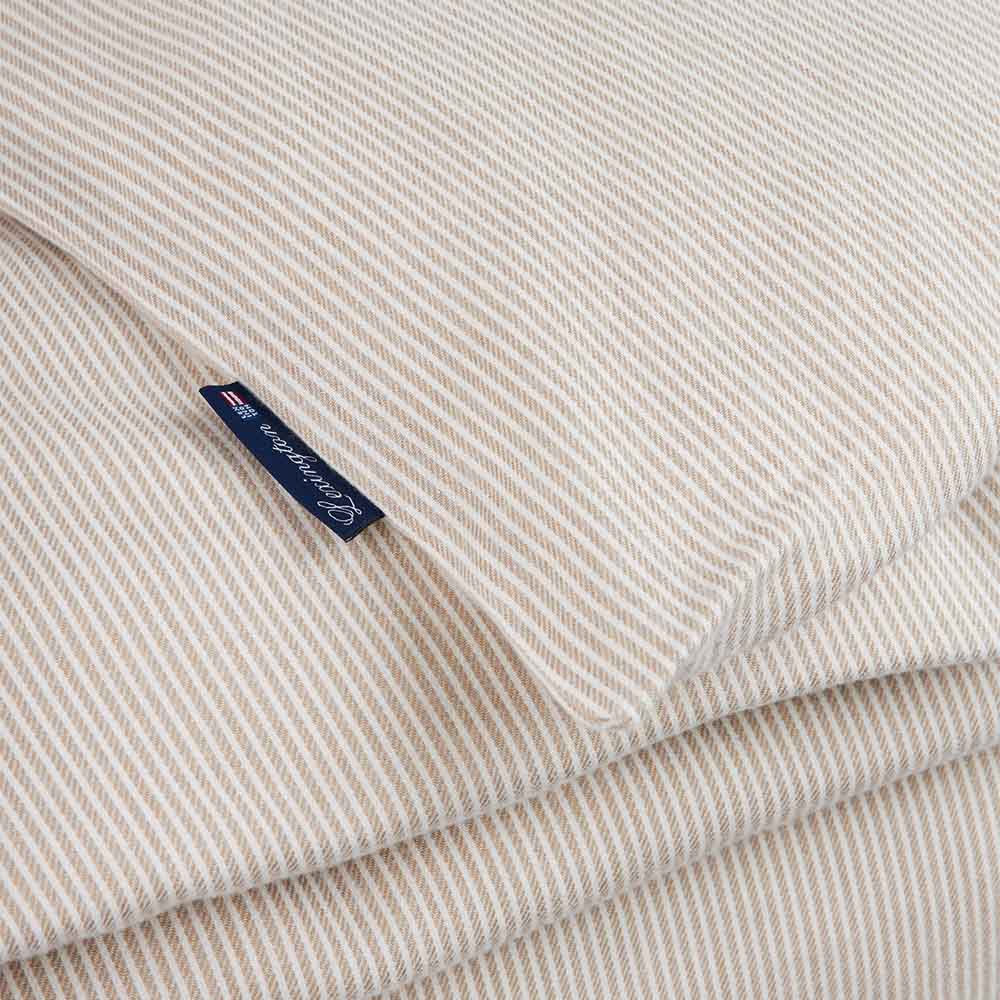 Lexington Striped Lyocell Flannel Påslakanset