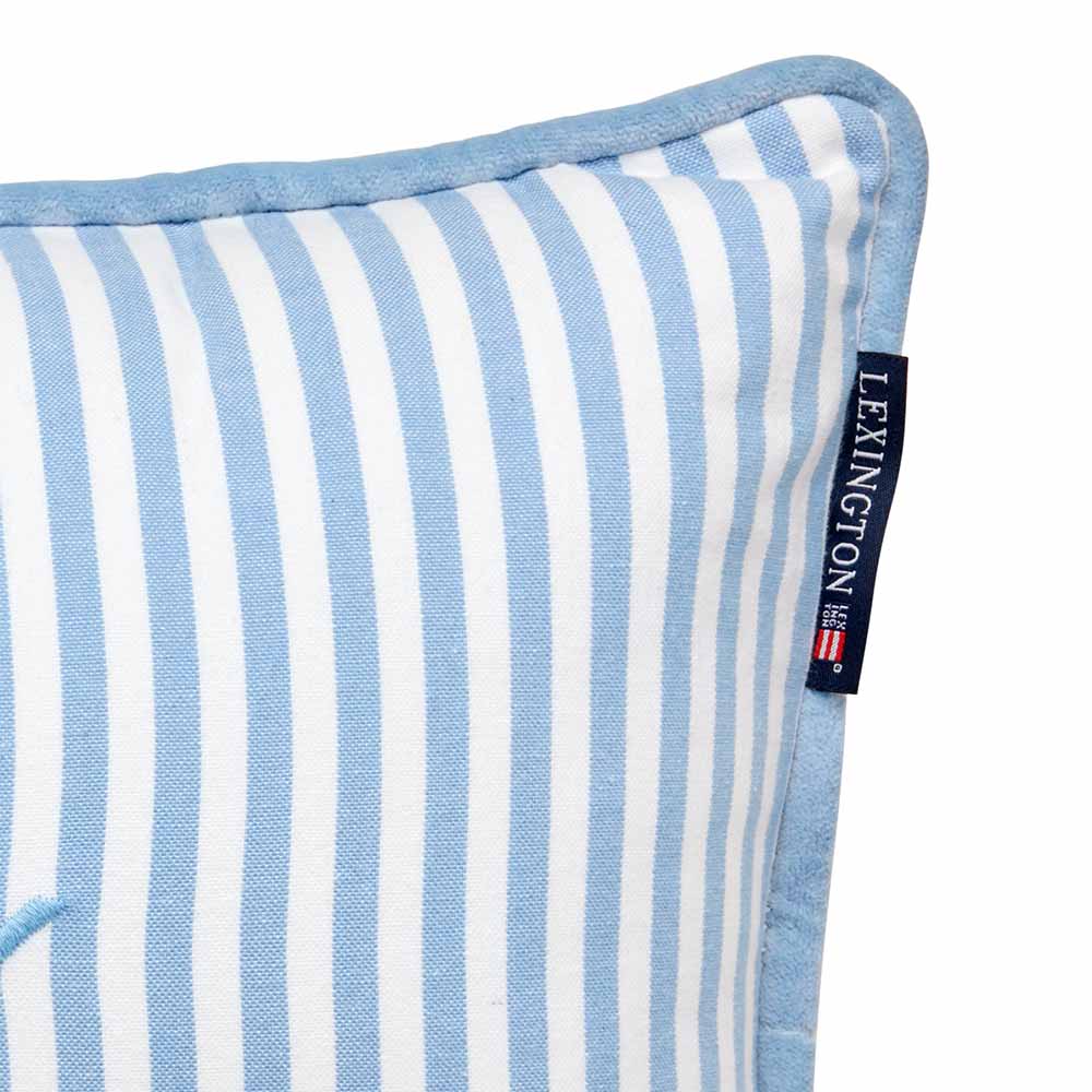 Lexington Organic Cotton Oxford Striped Kudde