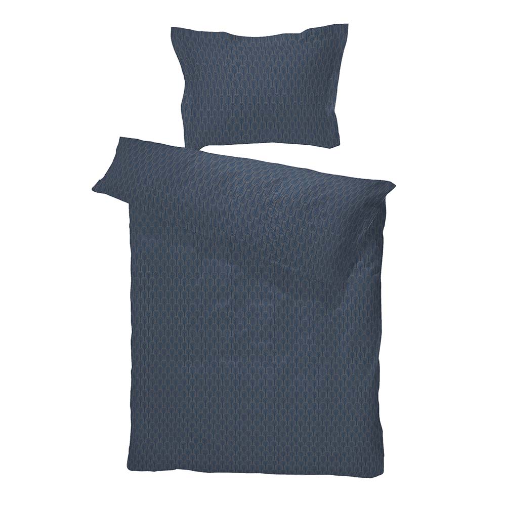 Borås Cotton Betty Påslakanset 150x210 Blå