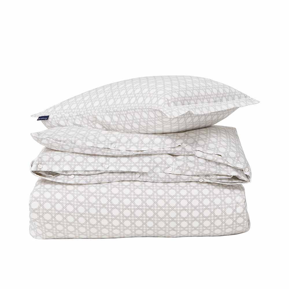 Lexington Rattan Printed Cotton Sateen Påslakanset 150x210 Multi