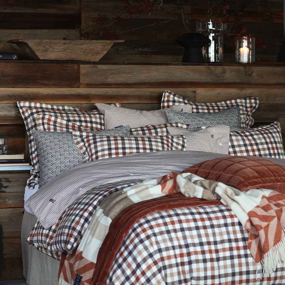 Lexington Checked Cotton Poplin Rutigt P&aring;slakan