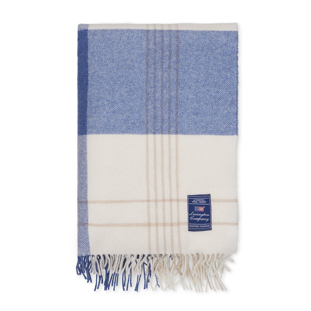 Lexington Checked Recycled Wool Pl&auml;d