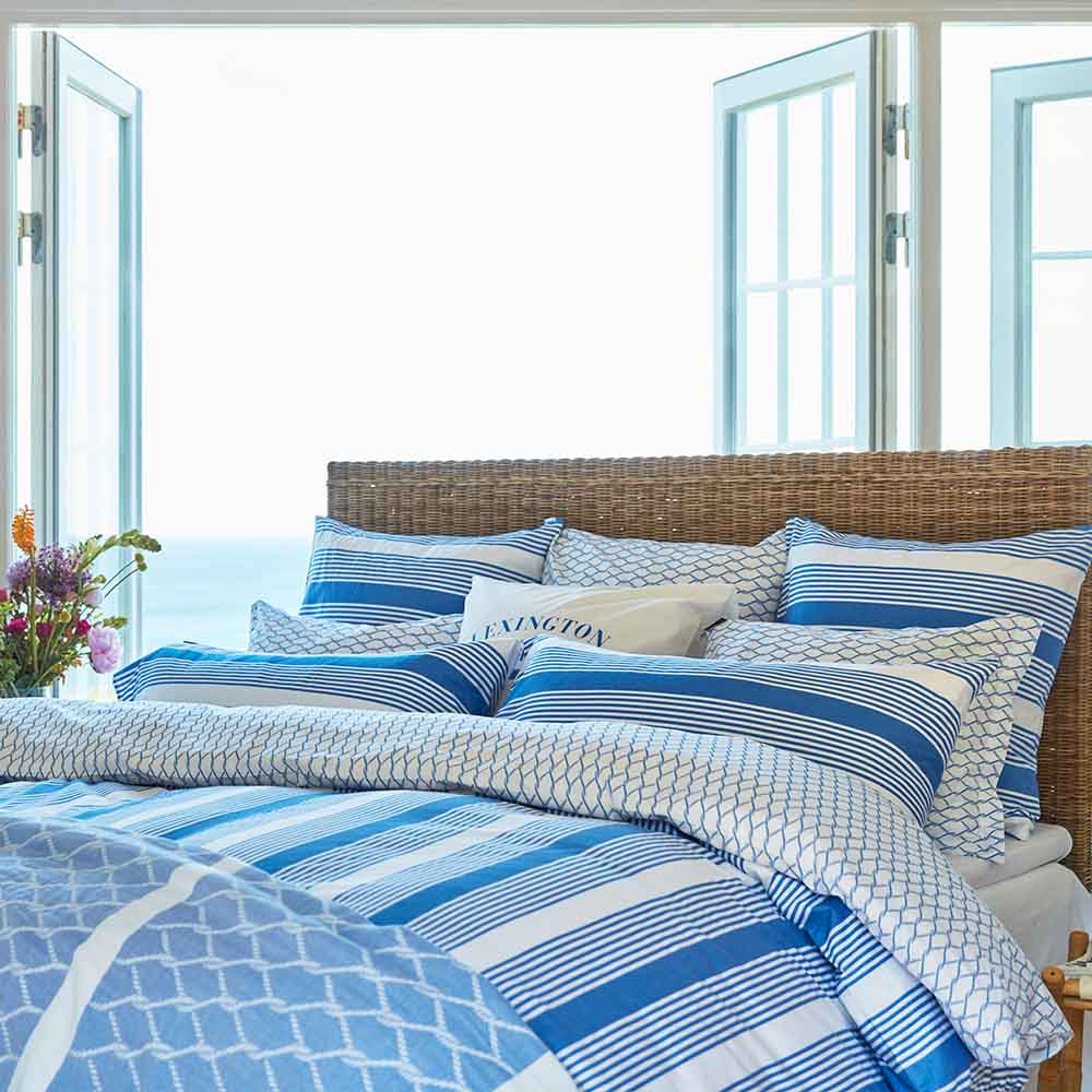 Lexington Rope Printed Cotton Poplin Påslakanset