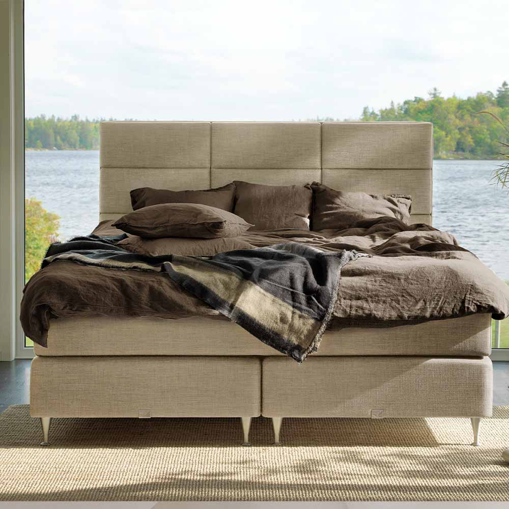 Viking Eksjö Kontinentalsäng 180x200 Beige