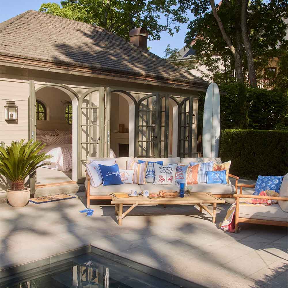 Lexington Shell Recycled Cotton Rug/Canvas Kuddfodral