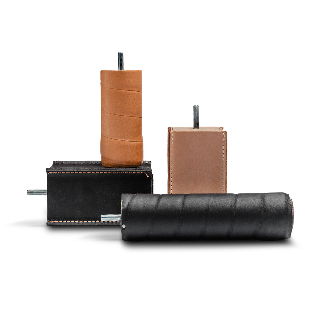 Mattsons Beds Läderklädda Sängben