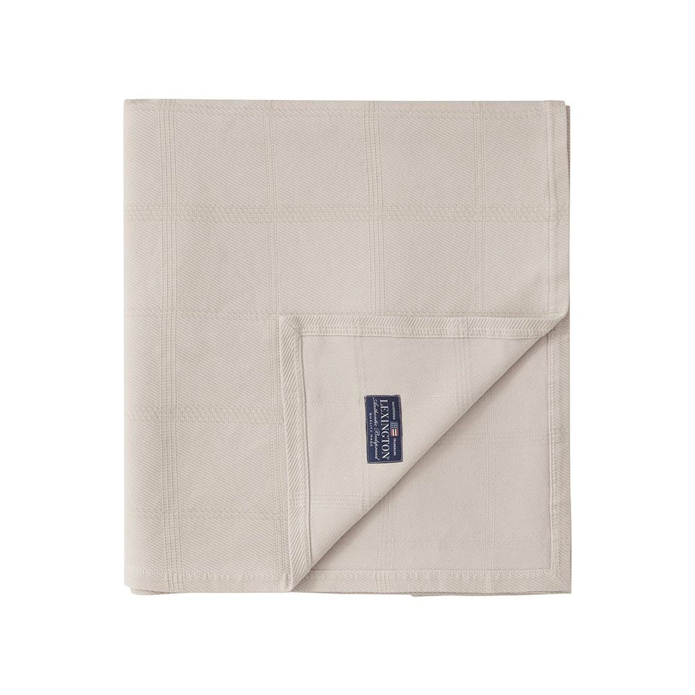 Lexington Checked Jacquard Cotton/Viscose &Ouml;verkast