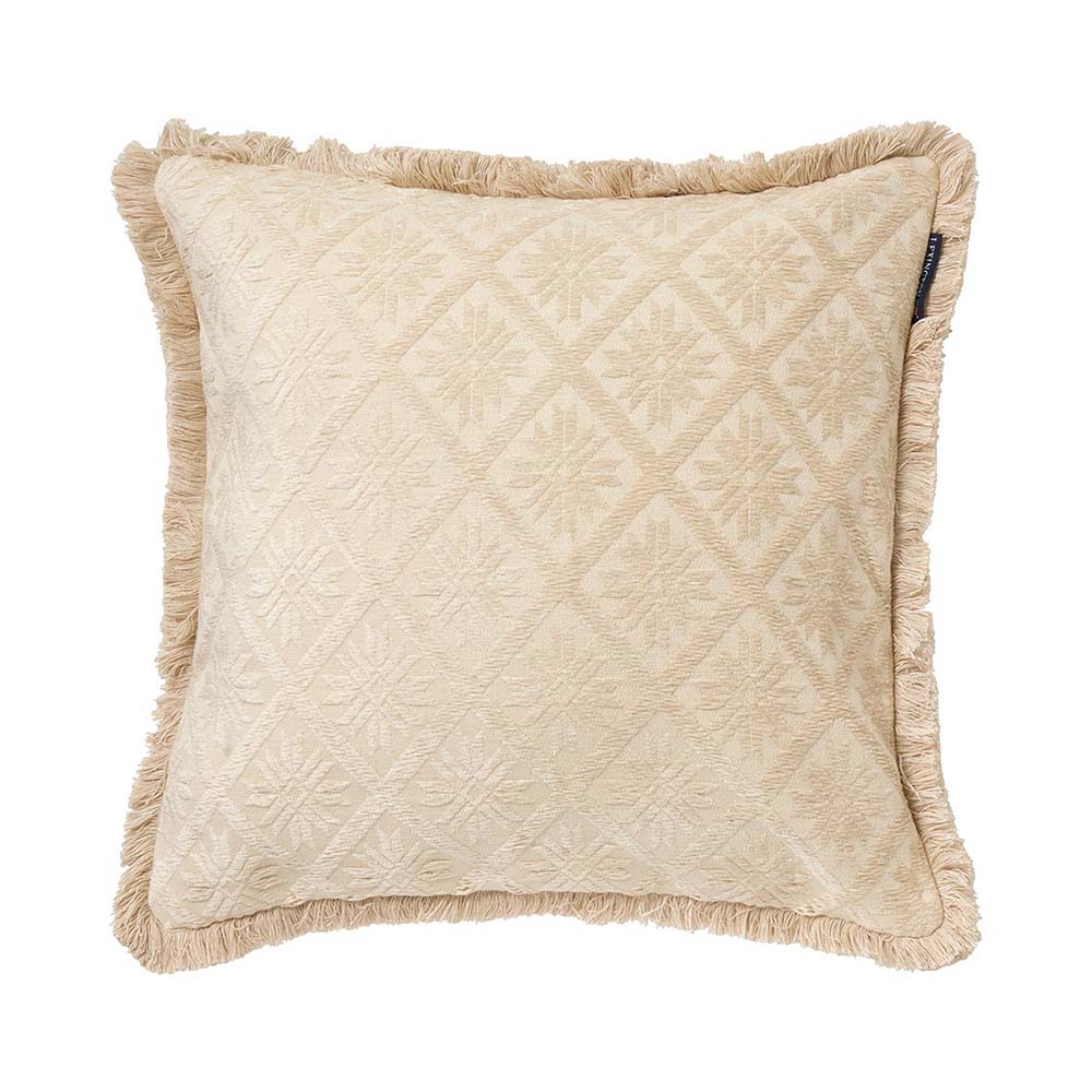 Lexington Jacquard Viscose/Cotton Fringe Kuddfodral