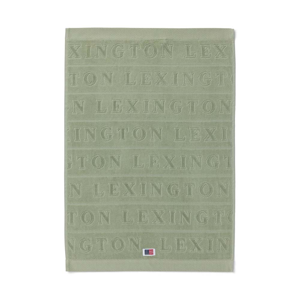 Lexington Velour Jacquard Logo Handduk