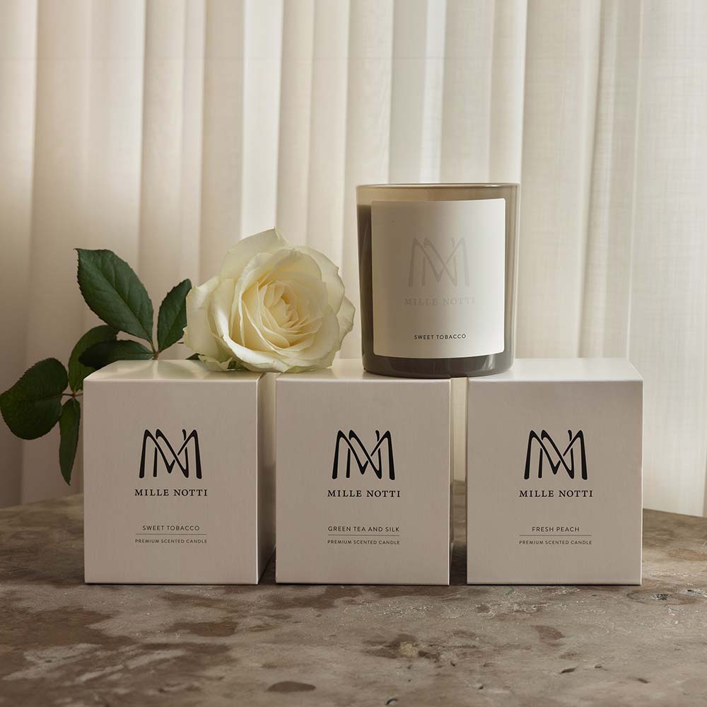 Mille Notti Green Tea & Silk Doftljus