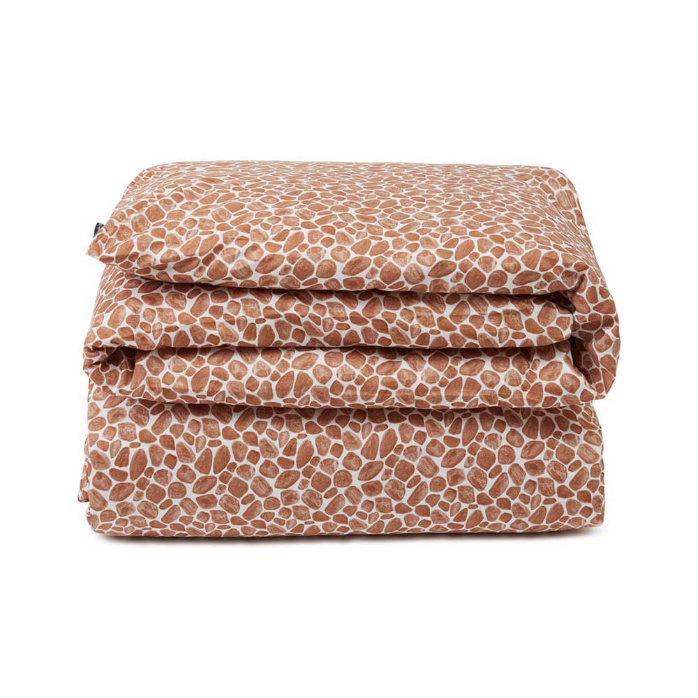 Lexington Printed Giraffe Organic P&aring;slakan
