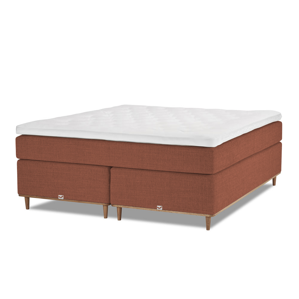 Viking Adelsö Kontinentalsäng 180x200 Rusty Red