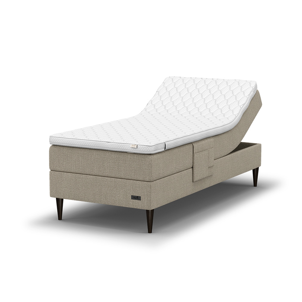 Ekens Elegans Ställbar Säng 90x200 Struktur Råg