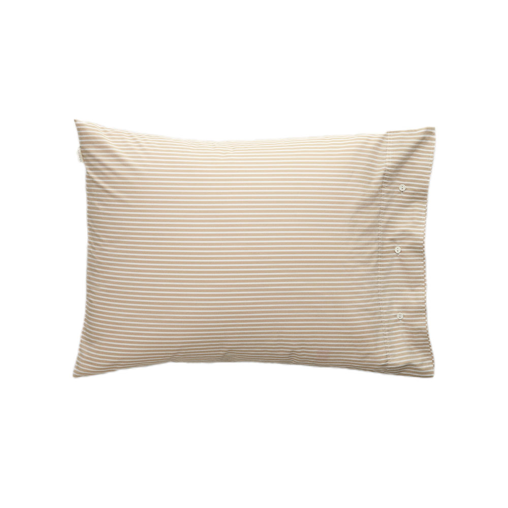 Gant Shirt Stripe Örngott 50x60 Beige