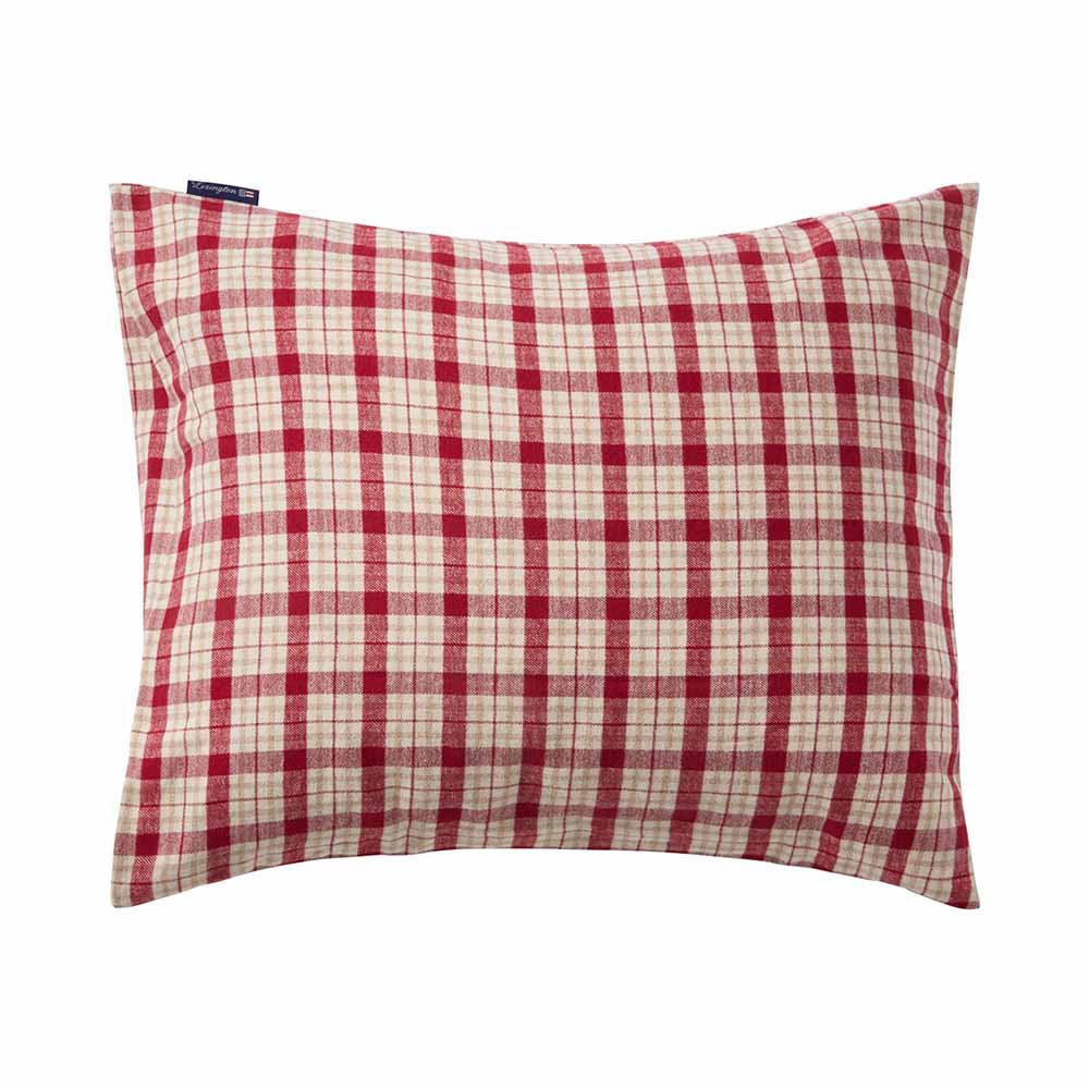 Lexington Checked Cotton Flannel Örngott